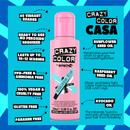 Crazy Color Semi Permanent Bubblegum Blue Hair Color 100ml (Pack Of 2).