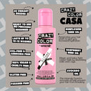 Crazy Color Semi Permanent Silver Hair Color Cream 100ml (Pack Of 2).