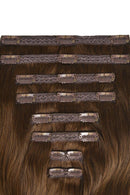 Deluxe Mega Volume Clip In Full Head Set (240-300G) - Light/Chestnut Brown (