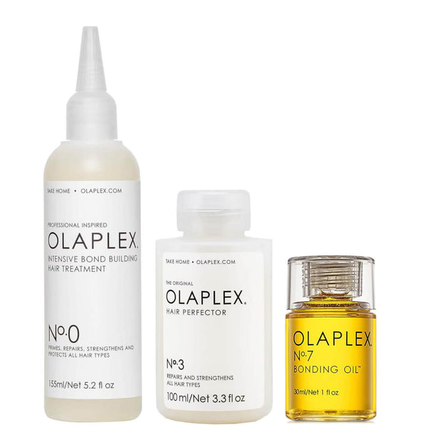 Olaplex Bundle - No.0 155ml, No.3 100ml and  No.7 30ml.