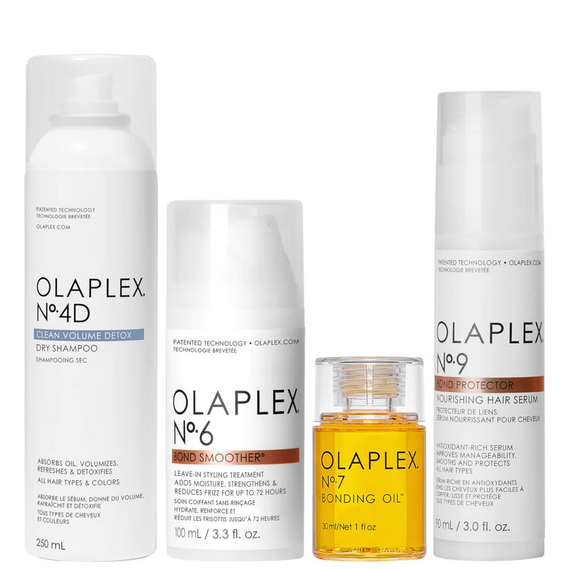 Olaplex No.4D 250ml, No.6 100ml, No.7 30ml and No.9 90ml Bundle