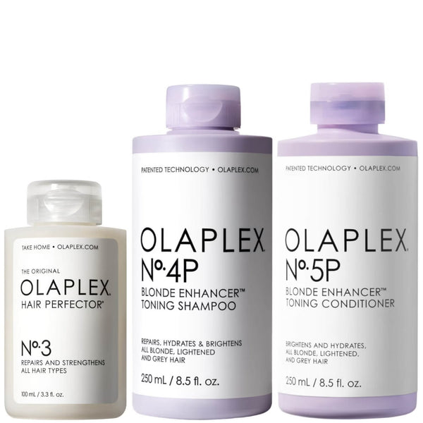 Olaplex No.3 100ml, No.4P 250ml and No.5P 250ml Bundle.