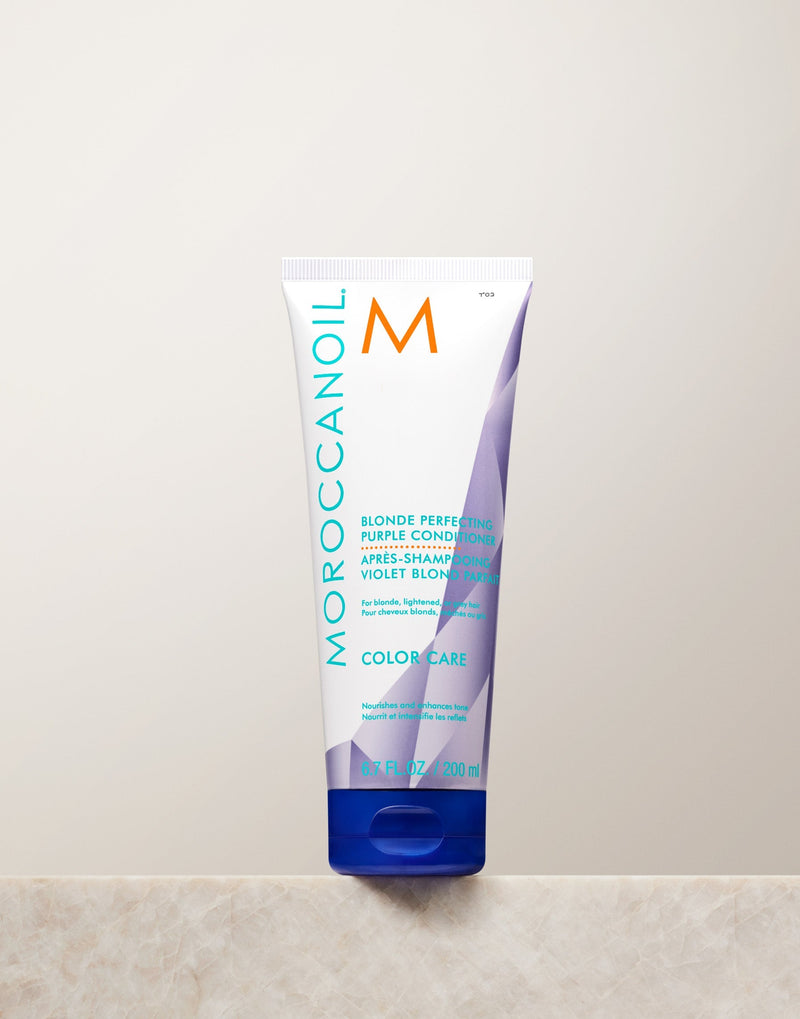 Moroccanoil Blonde Perfecting Purple Conditioner - For Blonde, Lightened Brunette, and Grey 200ml