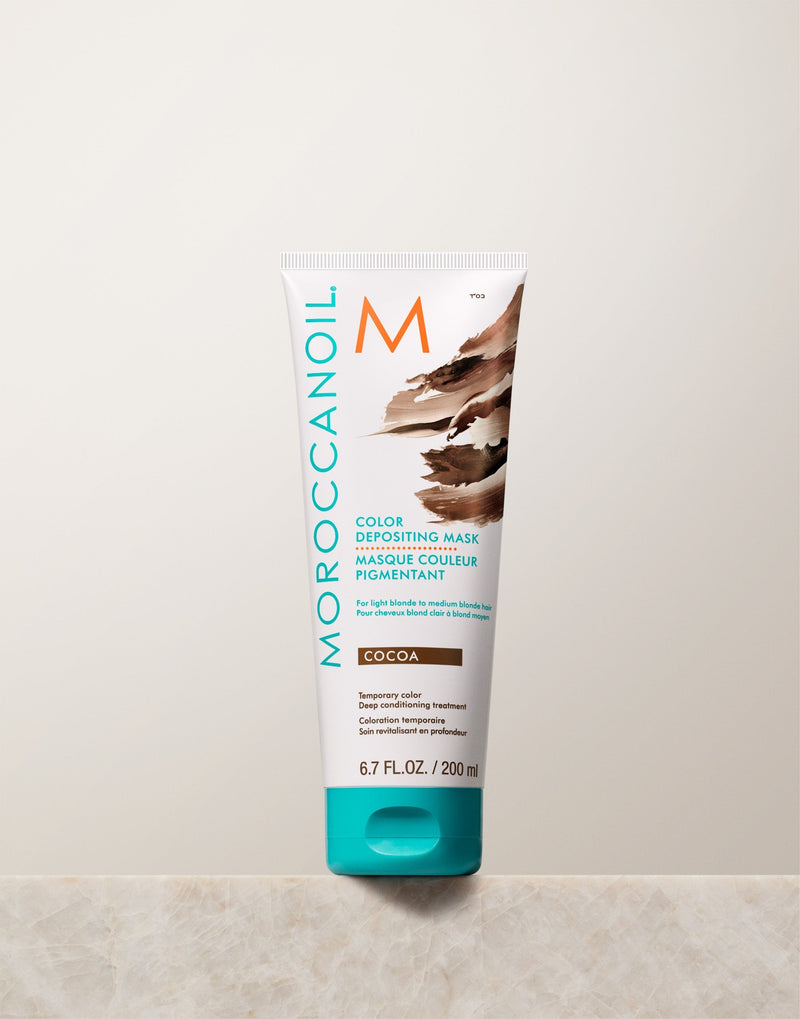 Moroccanoil Cocoa Color Depositing Mask 200ml - For light brown to dark brown hair only
