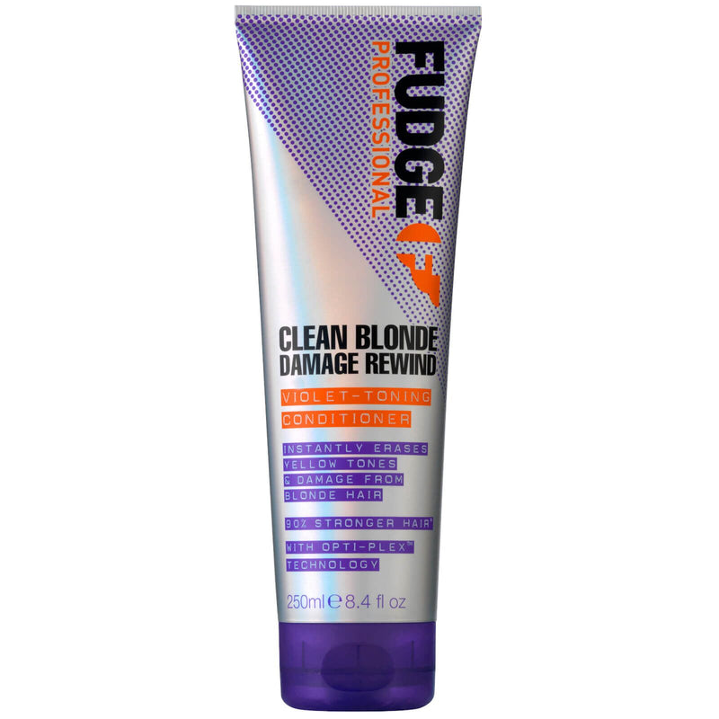 Fudge Professional Clean Blonde Damage Rewind Violet-Toning Conditioner 250ml