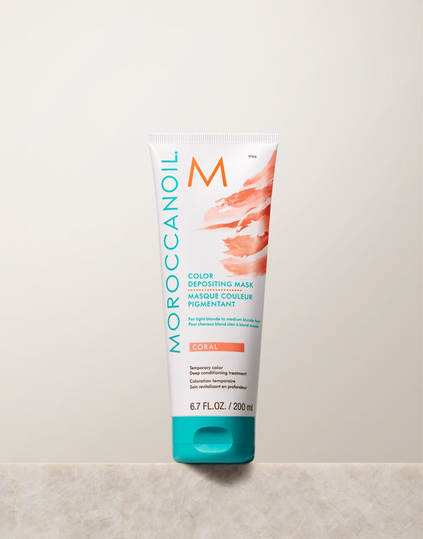 Moroccanoil Coral Color Depositing Mask - For light blonde to medium blonde hair 200ml