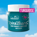 La Riche Directions Semi Permanent  Hair Colour 100ML Tub With Pair Of Polyethylene Gloves Perfect Colour Gift By TBLPRO (Pack of 6)