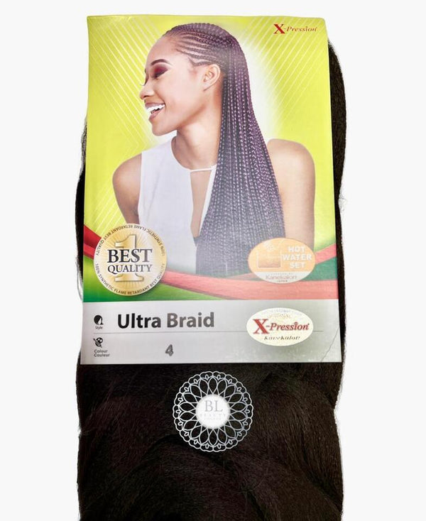 Xpression Ultra Braid Hair Extenstion For Braiding 82'' 165g - (Colour 4)