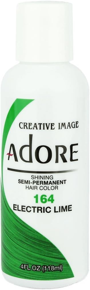 Adore Shining Hair Colour Vibrant Semi-Permanent Dye - Electirc Lime