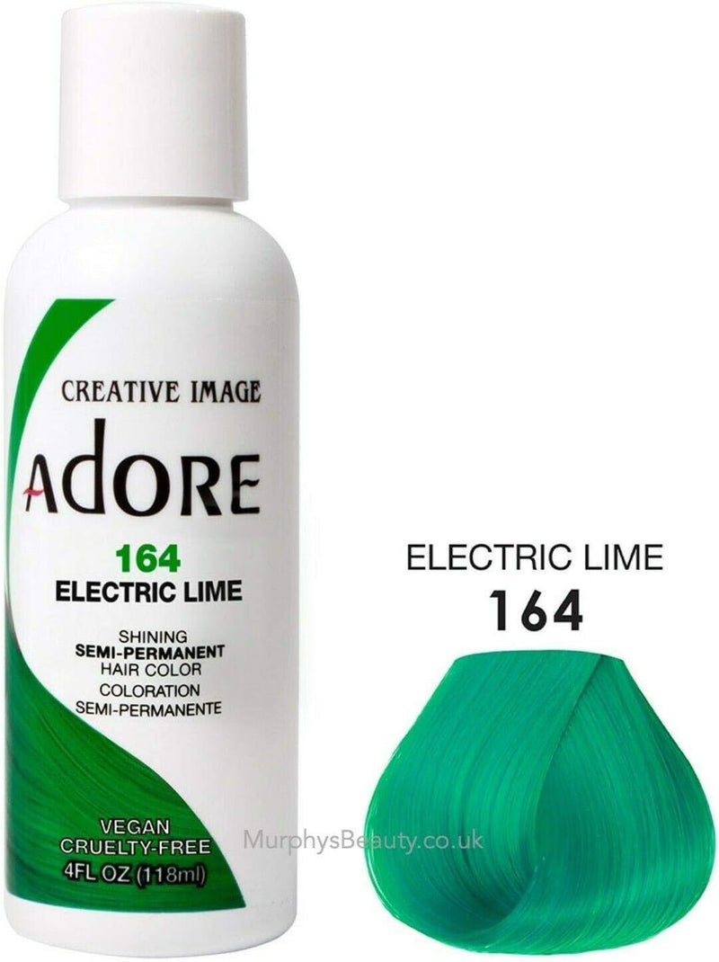 Adore Shining Hair Colour Vibrant Semi-Permanent Dye - Electirc Lime