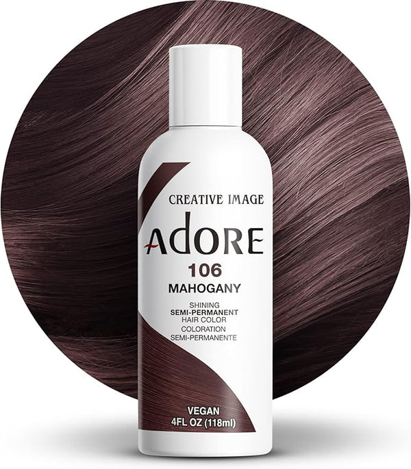 Adore Shining Hair Colour Vibrant Semi-Permanent Dye - Mahogany