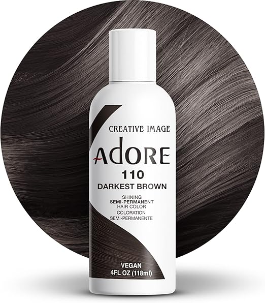 Adore Shining Hair Colour Vibrant Semi-Permanent Dye - Dark Forest 110