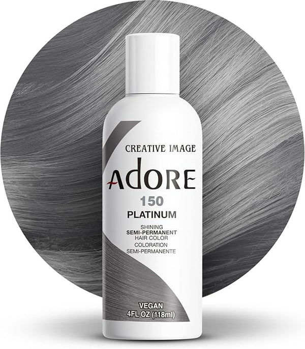 Adore Shining Hair Colour Vibrant Semi-Permanent Dye - Platinum