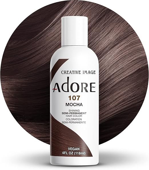 Adore Shining Hair Colour Vibrant Semi-Permanent Dye - Mocha