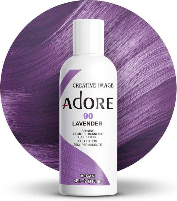 Adore Shining Hair Colour Vibrant Semi-Permanent Dye - Lavender