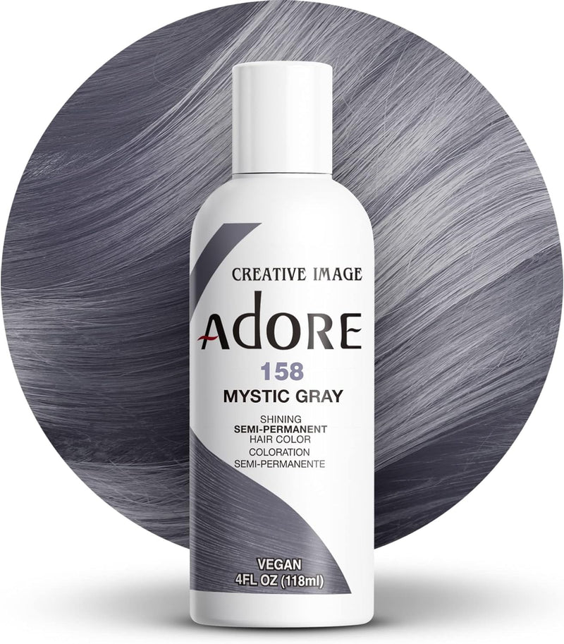 Adore Shining Hair Colour Vibrant Semi-Permanent Dye - Mystic Gray