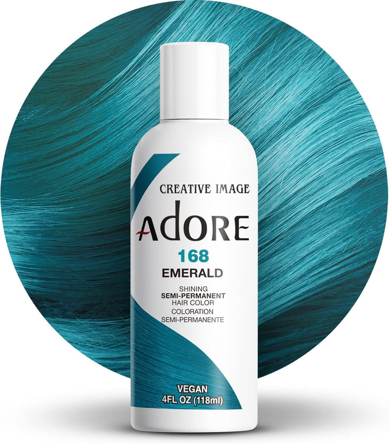 Adore Shining Hair Colour Vibrant Semi-Permanent Dye - Emerald