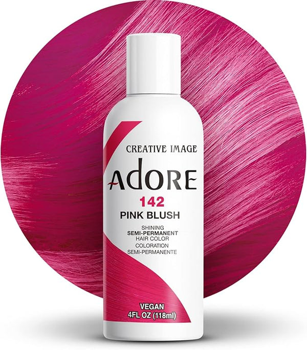 Adore Shining Hair Colour Vibrant Semi-Permanent Dye - Pink Blush