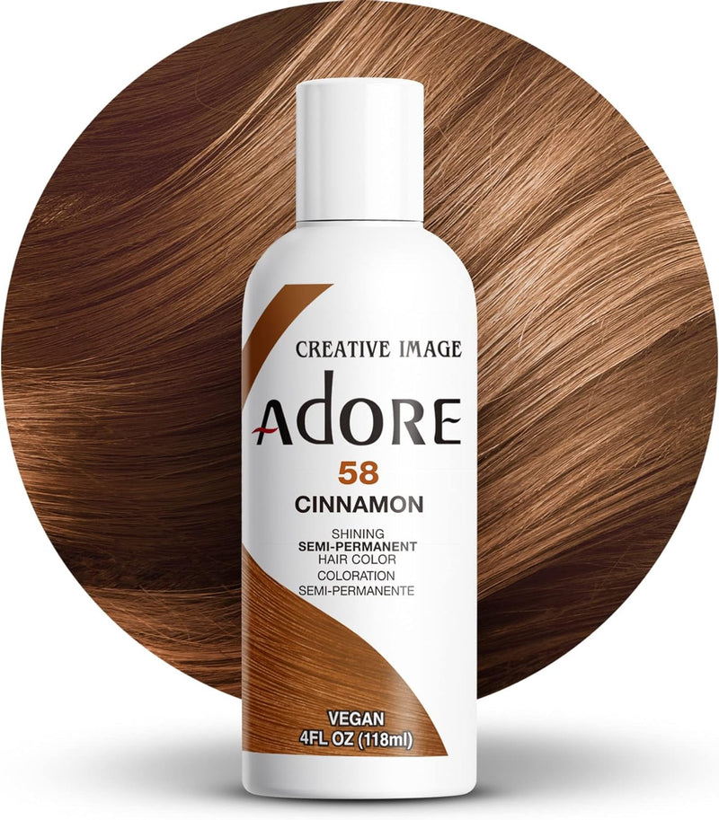 Adore Shining Hair Colour Vibrant Semi-Permanent Dye - Cinnamon