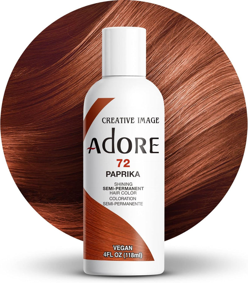 Adore Shining Hair Colour Vibrant Semi-Permanent Dye - Paprika