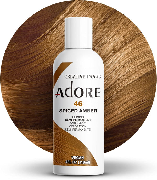 Adore Shining Hair Colour Vibrant Semi-Permanent Dye - Spiced Amber