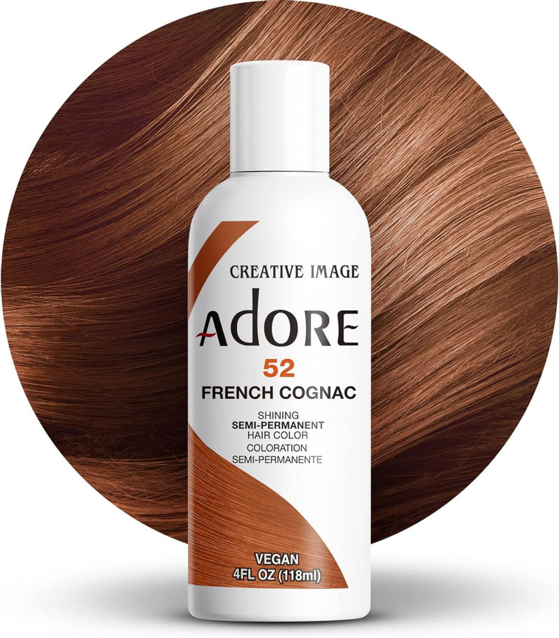 Adore Shining Hair Colour Vibrant Semi-Permanent Dye - French Cognac