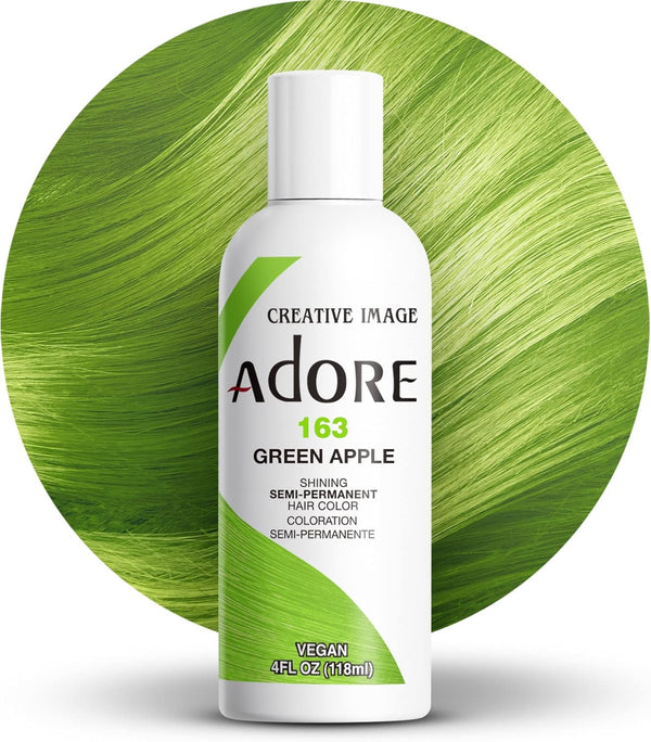 Adore Shining Hair Colour Vibrant Semi-Permanent Dye - Green Apple