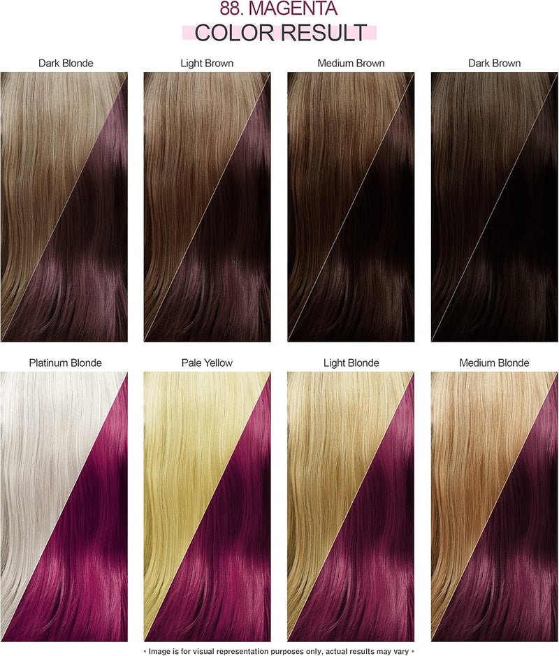 Adore Shining Hair Colour Vibrant Semi-Permanent Dye - Mangenta