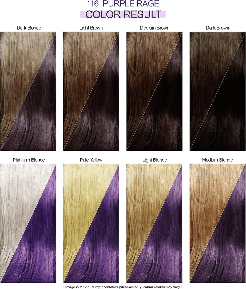 Adore Shining Hair Colour Vibrant Semi-Permanent Dye - Purple Range