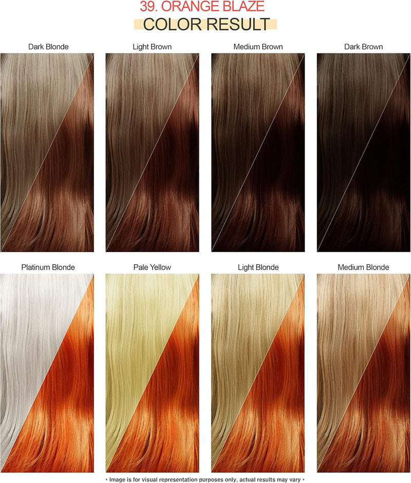 Adore Shining Hair Colour Vibrant Semi-Permanent Dye - Orange Blaze