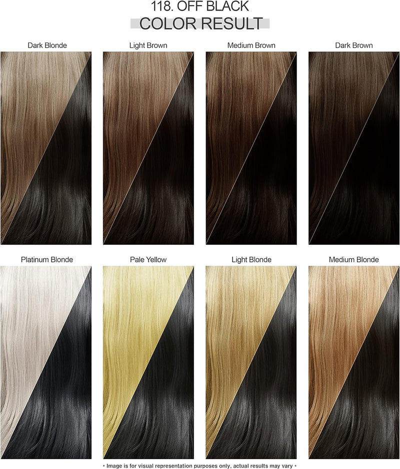 Adore Shining Hair Colour Vibrant Semi-Permanent Dye - Off Black