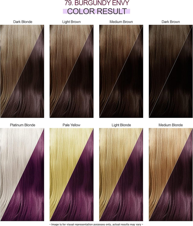 Adore Shining Hair Colour Vibrant Semi-Permanent Dye - Burgundy Envy