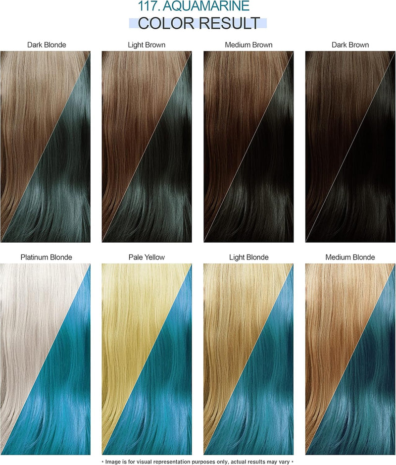 Adore Shining Hair Colour Vibrant Semi-Permanent Dye - Aquamarine (Blue)