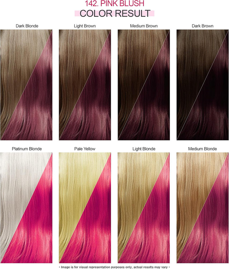 Adore Shining Hair Colour Vibrant Semi-Permanent Dye - Pink Blush