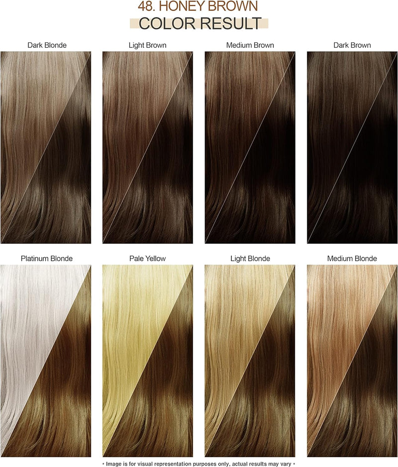 Adore Shining Hair Colour Vibrant Semi-Permanent Dye - Honey Brown