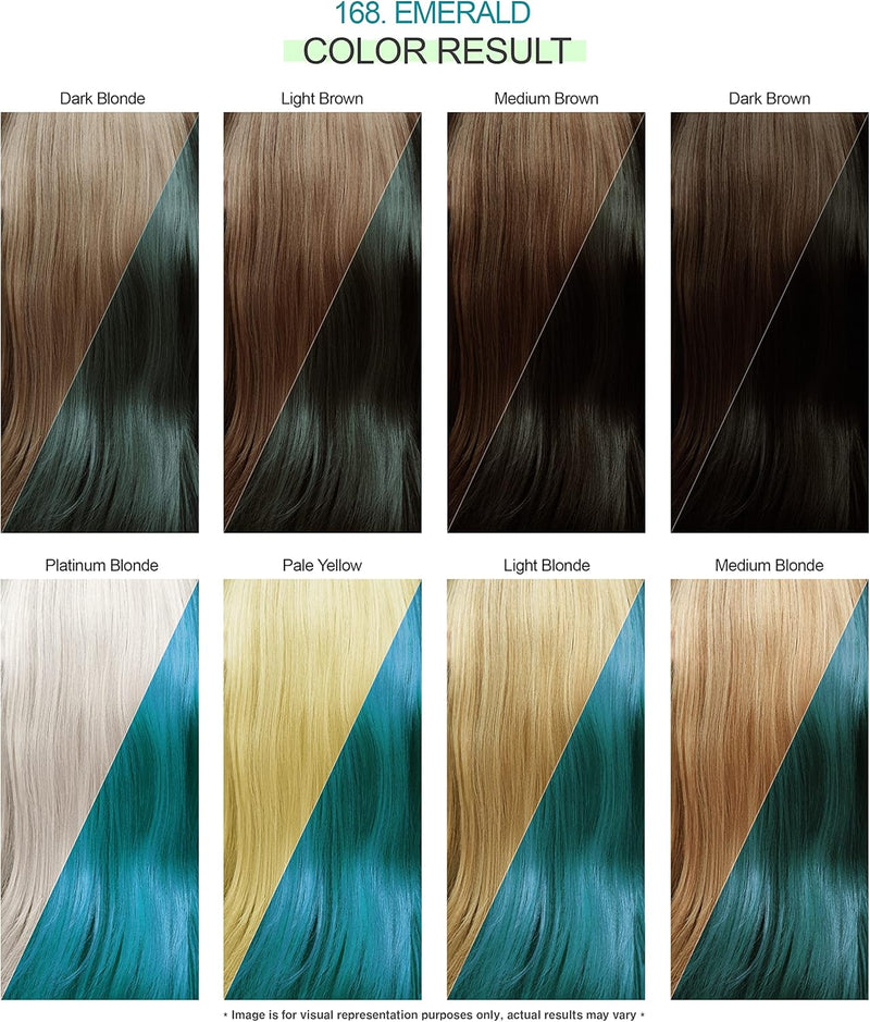 Adore Shining Hair Colour Vibrant Semi-Permanent Dye - Emerald