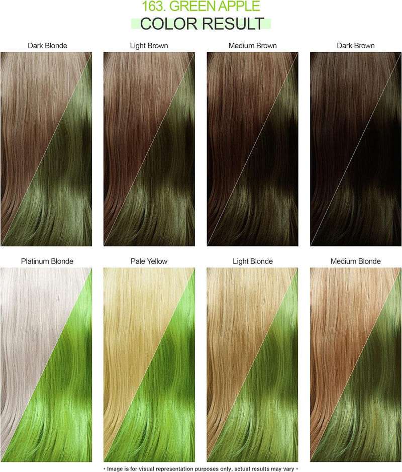 Adore Shining Hair Colour Vibrant Semi-Permanent Dye - Green Apple