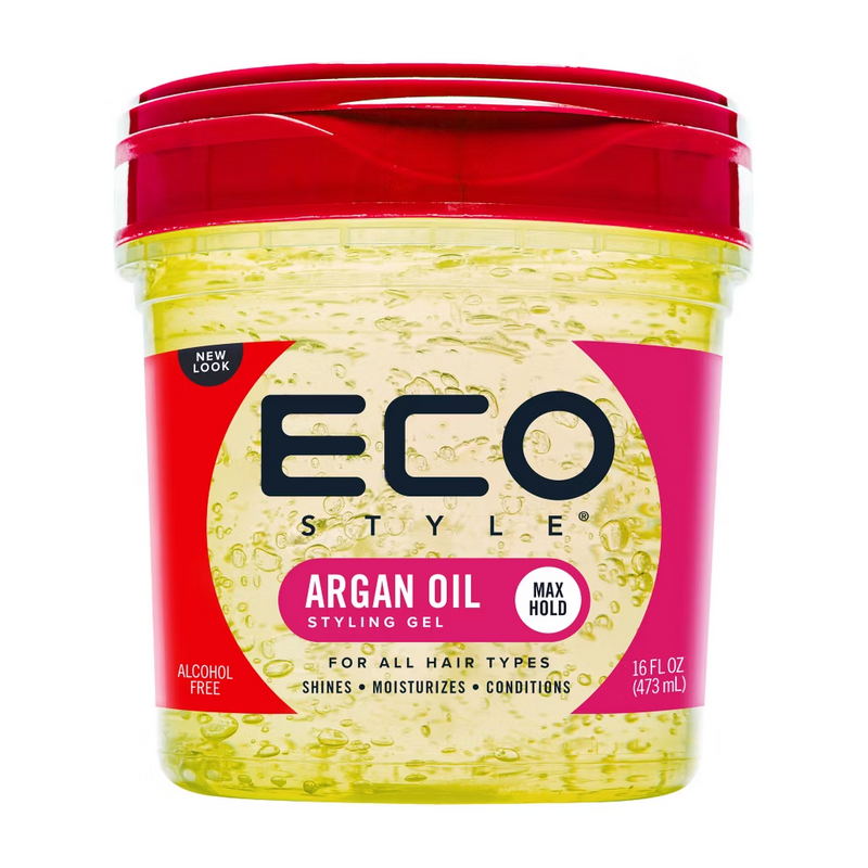 Eco Style Moroccan Argan Oil Hair Styling Gel, Nourish and Repair.