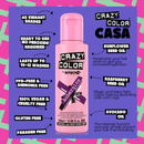 Crazy Color Semi Permanent Aubergine Hair Color 100ml (Pack Of 2).