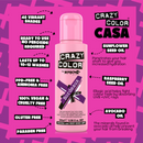 Crazy Color Semi Permanent bordeaux Hair Color 100ml (Pack Of 1).