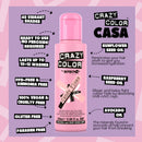 Crazy Color Semi Permanent Candy Floss Hair Color Cream 100ml (Pack Of 2).