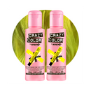 Crazy Color Semi Permanent Hair Color Cream (Pack of 2)