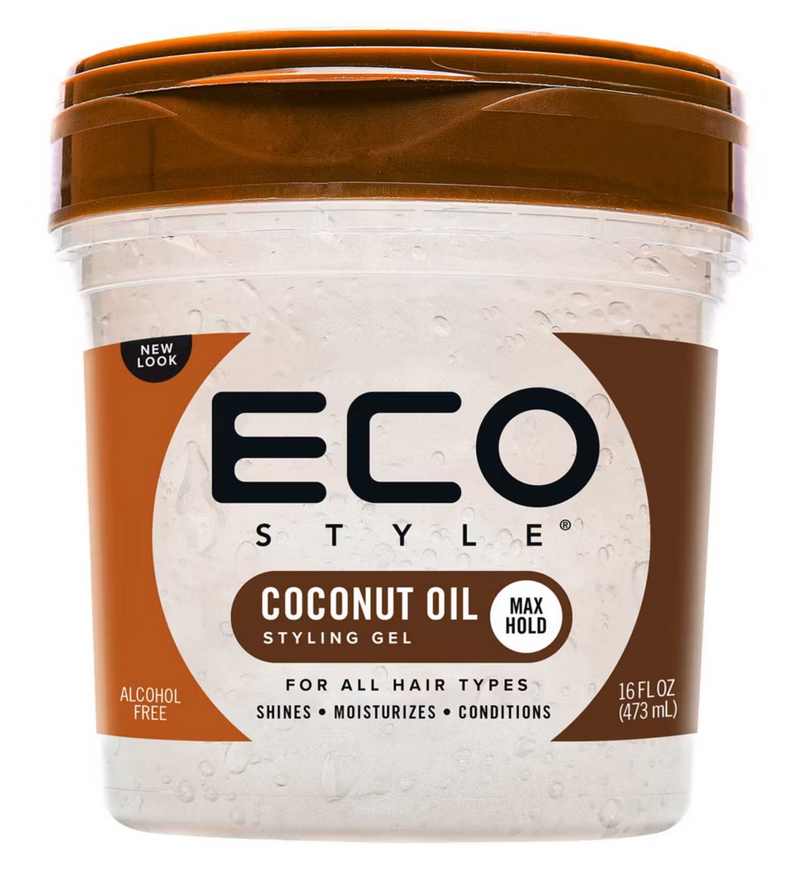 Eco Style Coconut Oil Eco Styler Hair Gel, Moisturises and Conditions.