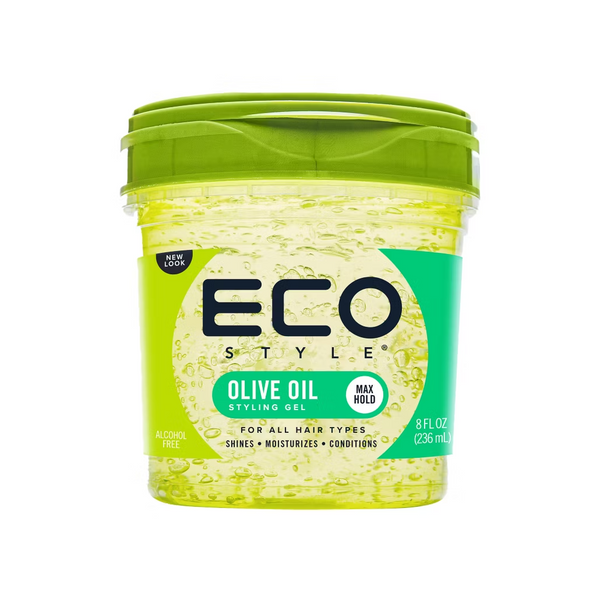 Eco Style Olive Oil Eco Styler Hair Gel, Hydrate and Style, Alcohol-Free, Green 236ml.