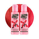 Crazy Color Semi Permanent Hair Color Cream (Pack of 2)