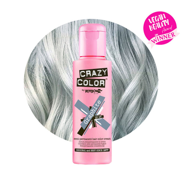 Crazy Color Semi Permanent Graphit Hair Color 100ml (Pack Of 1).