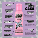 Crazy Color Semi Permanent Hair Color (Pack of 1)