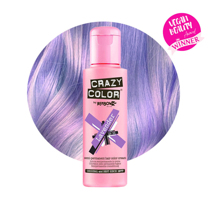 Crazy Color Semi Permanent Lavender Hair Color 100ml (Pack Of 1).