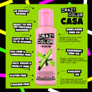 Crazy Color Semi Permanent Lime Twist Hair Color 100ml (Pack Of 2).