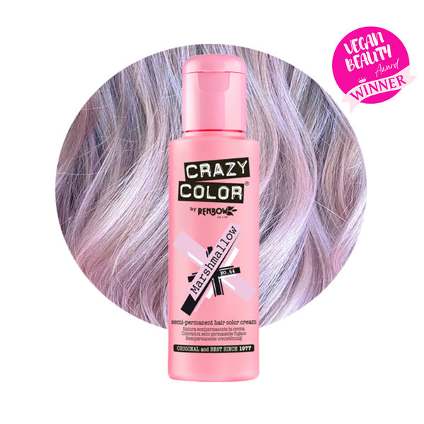 Crazy Color Semi Permanent Marshmallow Hair Color 100ml (Pack Of 1).